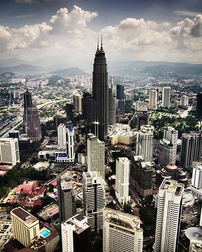 Malaysia Airlines over Kuala Lumpur