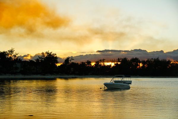 Belle Mare beach sunrise